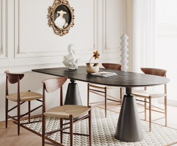 Modern Dining Table And Chairs-ID:378381019