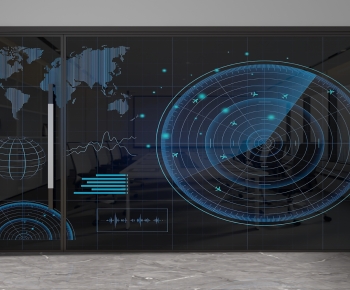 Modern Glass Screen Partition-ID:571481942