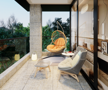 Modern Leisure Balcony-ID:344850069