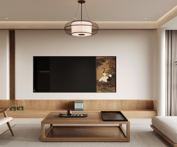 New Chinese Style A Living Room-ID:788120997