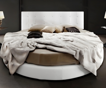 Modern Round Bed-ID:934140921