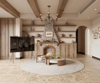 American Style A Living Room-ID:276351065