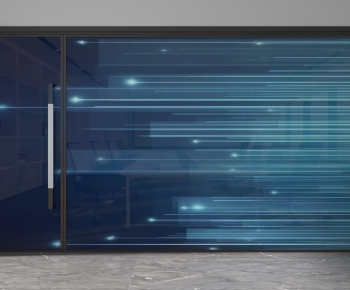 Modern Glass Screen Partition-ID:172595028