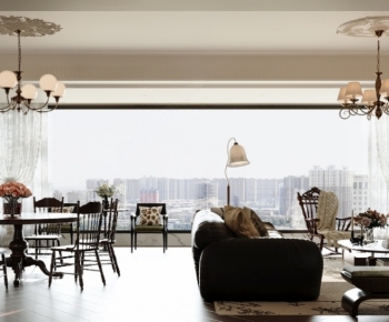 French Style A Living Room-ID:330825091