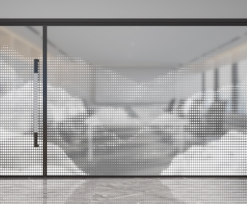 Modern Glass Screen Partition-ID:813502076