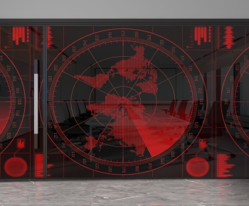 Modern Glass Screen Partition-ID:675079835