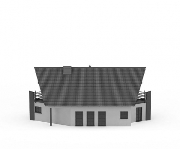 New Chinese Style Building Appearance-ID:983182918