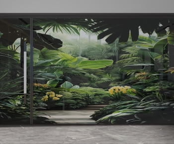 Nordic Style Glass Screen Partition-ID:795677904