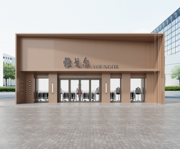 Modern Facade Element-ID:283415086