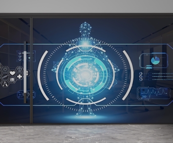 Modern Glass Screen Partition-ID:355561973