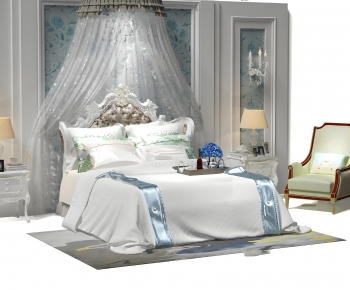 European Style Double Bed-ID:928699972