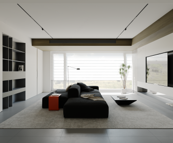 Modern A Living Room-ID:878506901