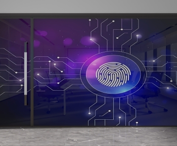 Modern Glass Screen Partition-ID:254020719