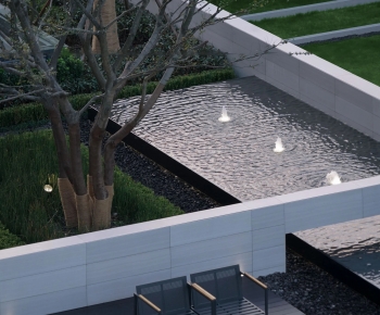 Modern Courtyard/landscape-ID:720793011