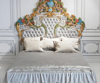 European Style Double Bed-ID:352912905
