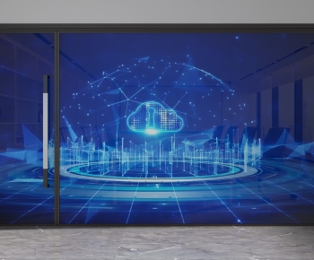 Modern Glass Screen Partition-ID:104486949