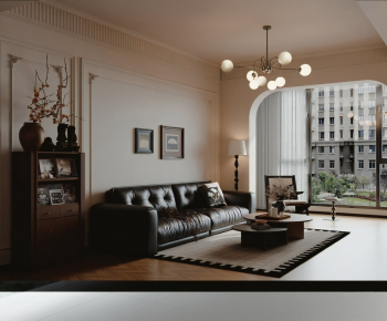 French Style A Living Room-ID:744993936