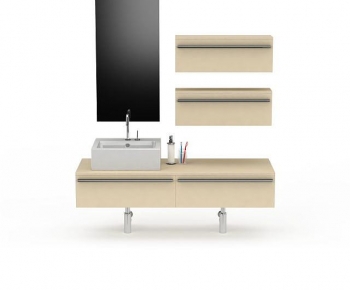 Modern Bathroom Cabinet-ID:119776965