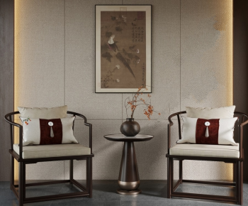 New Chinese Style Lounge Chair-ID:259459079