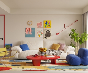 Modern A Living Room-ID:775220426