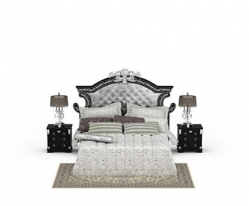 European Style Double Bed-ID:165966036