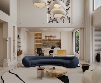 French Style A Living Room-ID:918622027