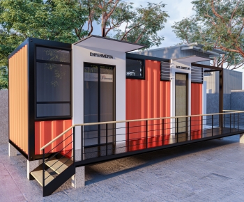 Modern Appearance Of Commercial Building-ID:774724963