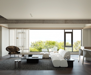 Modern A Living Room-ID:809800677