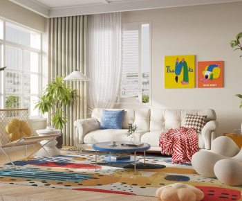 Modern Sofa Combination-ID:299957043