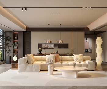 Modern A Living Room-ID:599000936