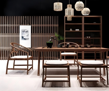 New Chinese Style Tea Tables And Chairs-ID:802947041