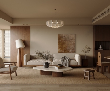 New Chinese Style A Living Room-ID:363403081