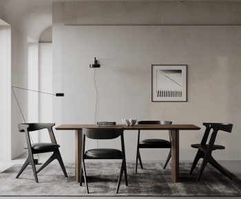 Wabi-sabi Style Dining Room-ID:459010668