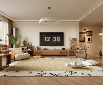 Modern A Living Room-ID:763070649