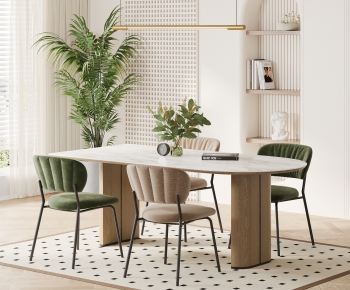 Modern Dining Table And Chairs-ID:543204077
