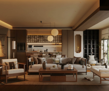 Modern A Living Room-ID:470927951