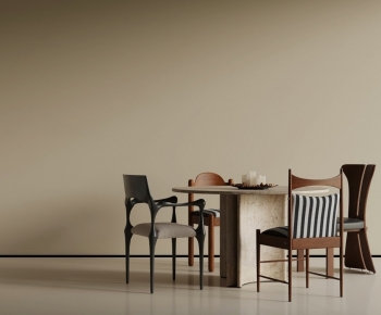French Style Dining Table And Chairs-ID:104570454