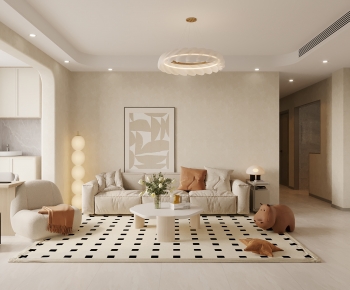 Modern A Living Room-ID:654773954
