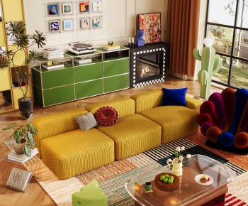 Modern Sofa Combination-ID:574899919