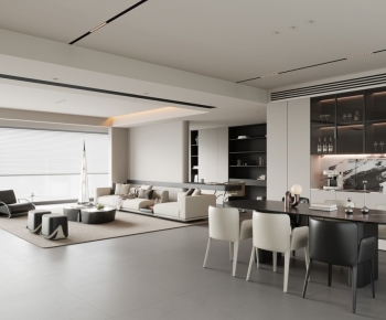 Modern A Living Room-ID:625895022