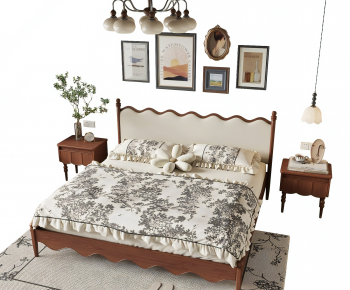 French Style Double Bed-ID:979089023
