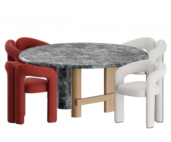 Modern Dining Table And Chairs-ID:736516952