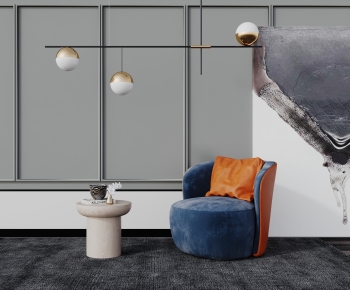 Modern Single Sofa-ID:895783909