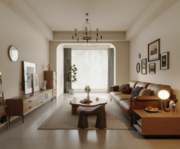 Modern A Living Room-ID:997082957