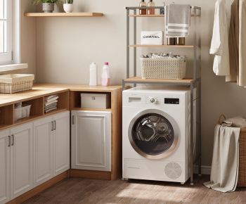 Modern Laundry Cabinet-ID:452727082