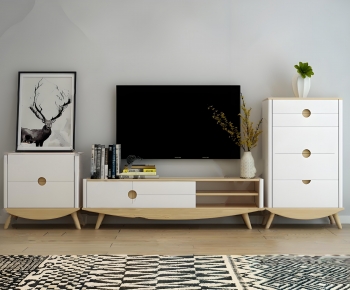 Nordic Style TV Cabinet-ID:729824079