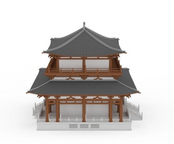 Chinese Style Ancient Architectural Buildings-ID:229521995