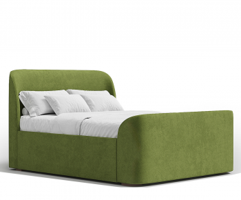 Modern Double Bed-ID:157519107