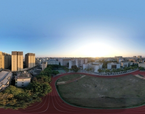 HDR晨曦黄昏城市全景-ID:723381044