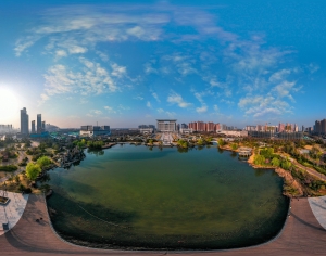 HDR黄昏晨曦城市全景-ID:781217101